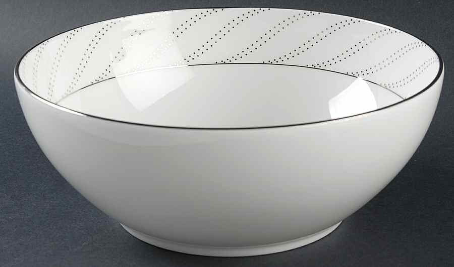 Platinum Waltz 9" Round Vegetable Bowl by Noritake-1