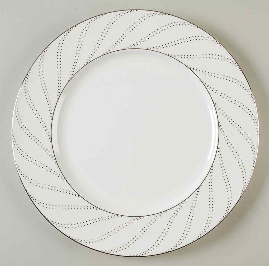 Platinum Waltz Dinner Plate by Noritake-1