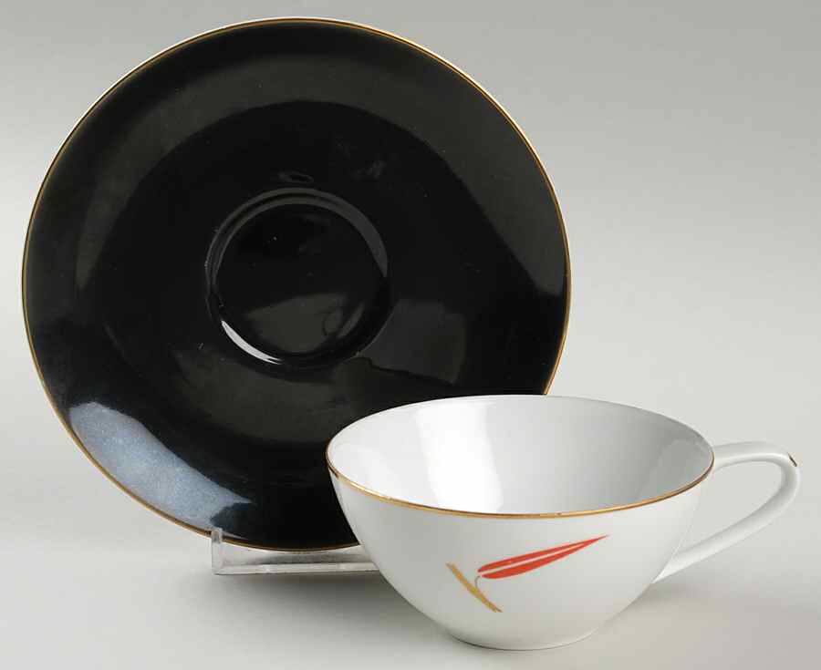 N3795 Flat Cup & Saucer Set by Noritake-1