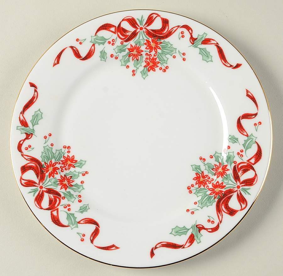 Christmas Spirit Salad Plate by Newcor-1