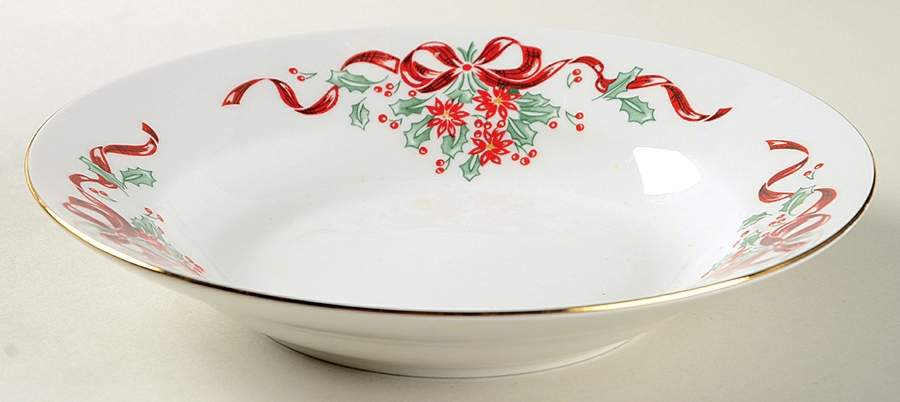 Christmas Spirit Soup/Cereal Bowl by Newcor-1