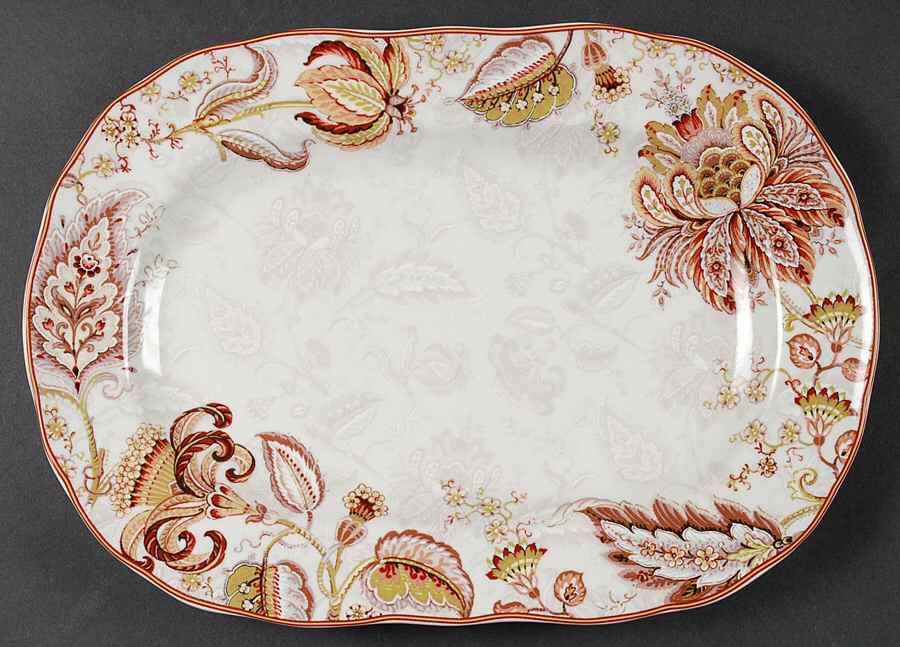 Taylor 14" Oval Serving Platter by Noble Excellence-1