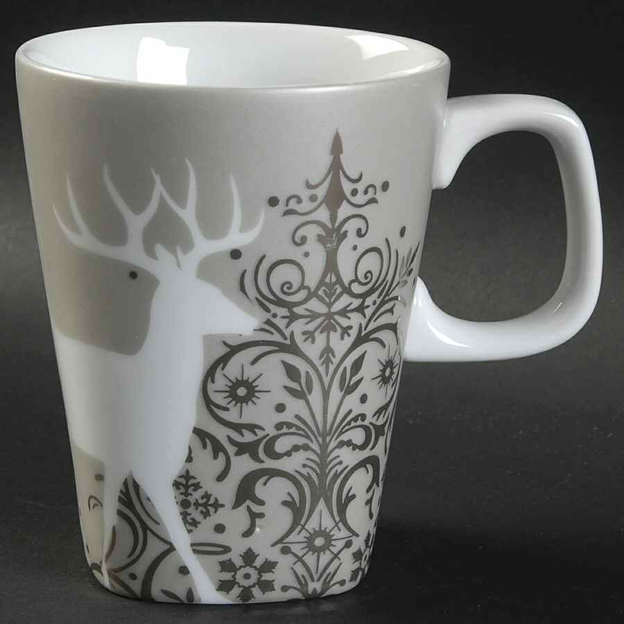 Silver Snowflake Mug by Noble Excellence-1