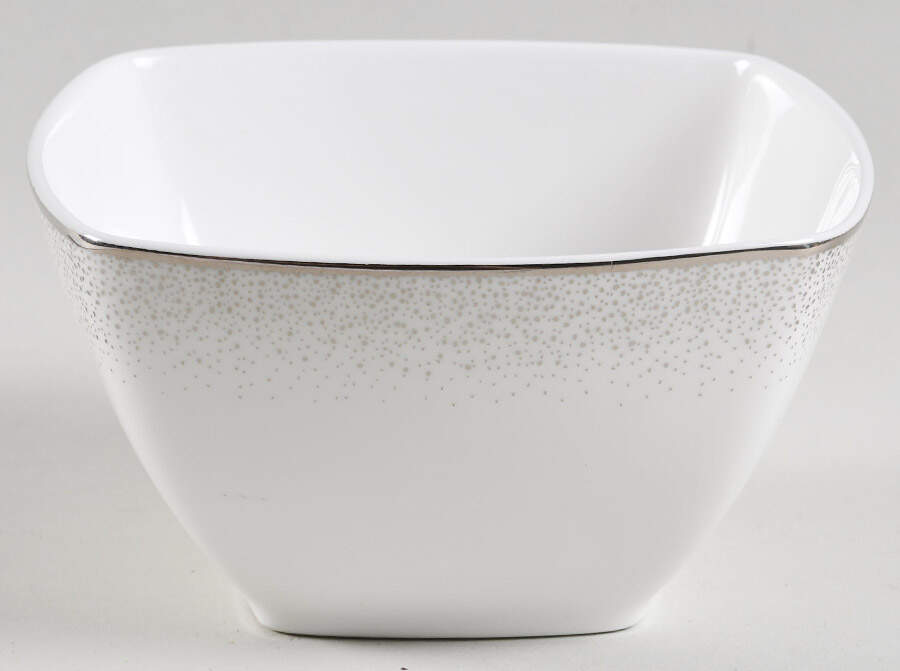 Alana Platinum Square Fruit/Dessert (Sauce) Bowl by Noritake-1