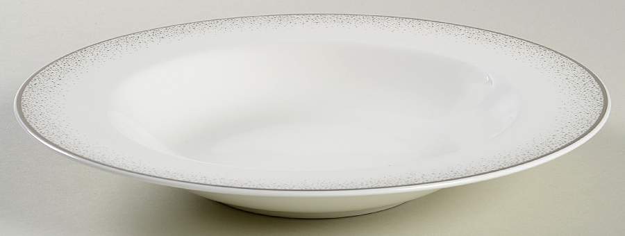 Alana Platinum Rim Soup Bowl by Noritake-1