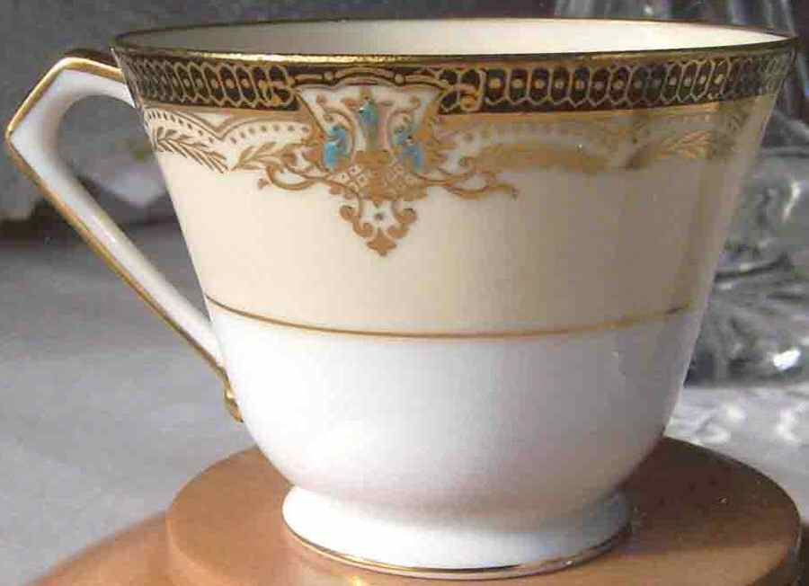 Valiere (With Blue Enamel) Footed Cup by Noritake-1