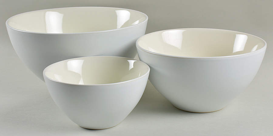 Colorwave White Mixing Bowl Set (MB10, MB7, MB6) by Noritake-1