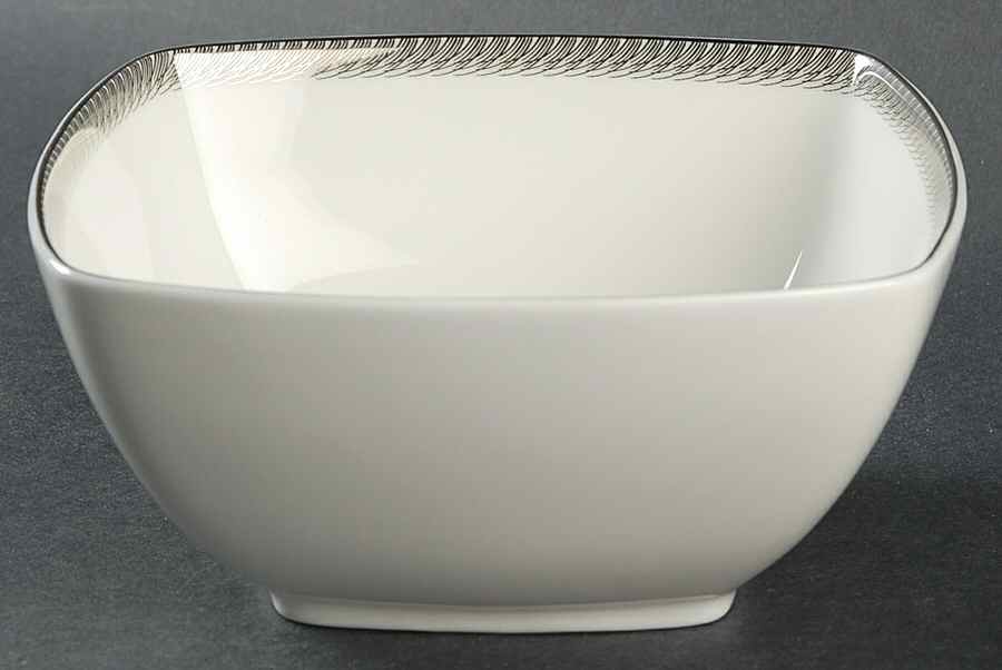 Sinclair Platinum 5" Square Bowl by Noritake-1