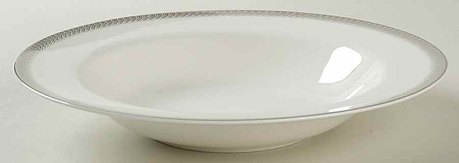 Sinclair Platinum Rim Soup Bowl by Noritake-1
