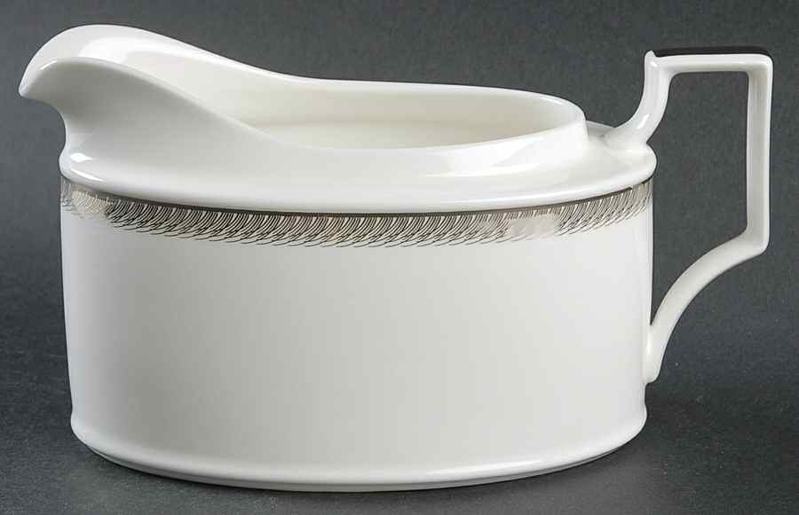 Sinclair Platinum Gravy Boat by Noritake-1