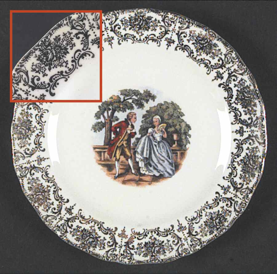 Royal Colonial Bread & Butter Plate by Nasco China (USA)-1
