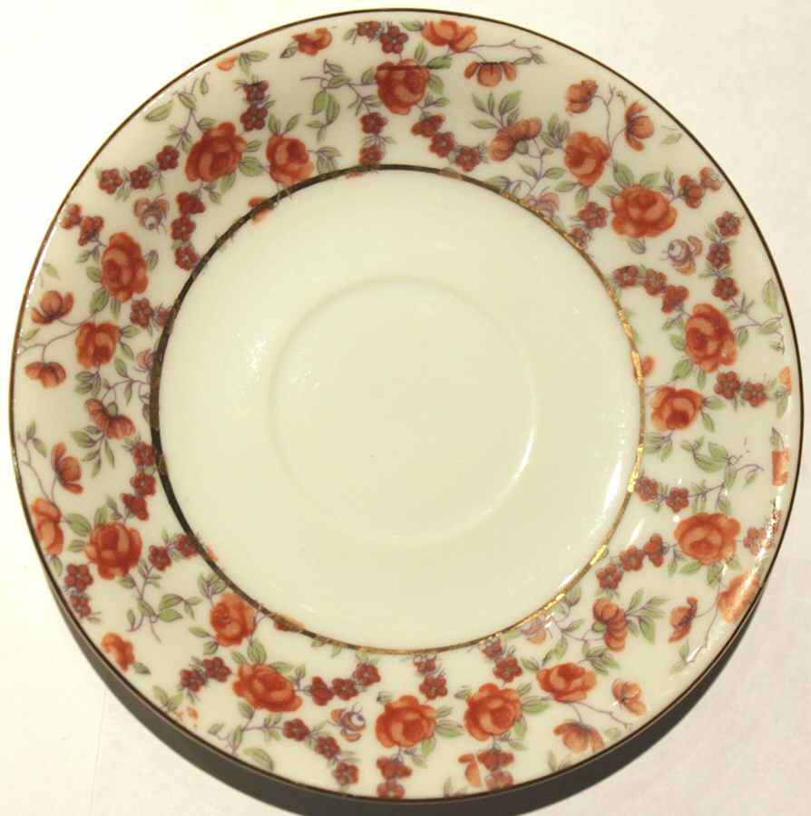 C-8814 Red Saucer by Napco-1