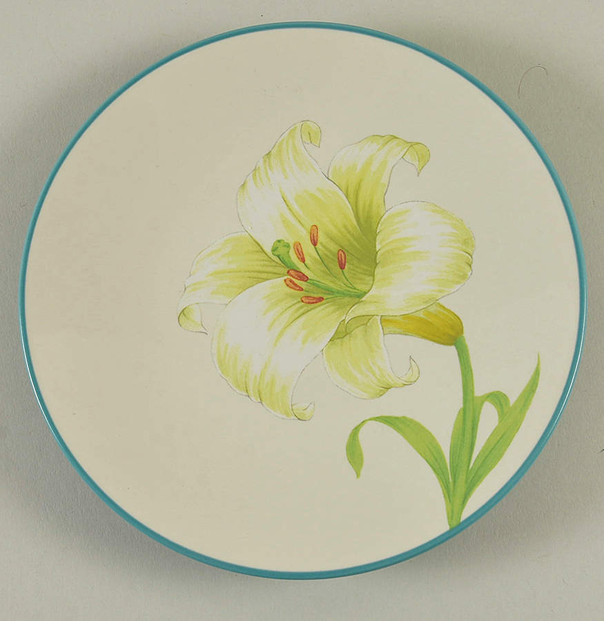 Colorwave Turquoise Appetizer Plate by Noritake-1