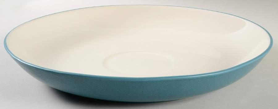 Colorwave Turquoise Chip Bowl/Plate for Chip & Dip Set by Noritake-1