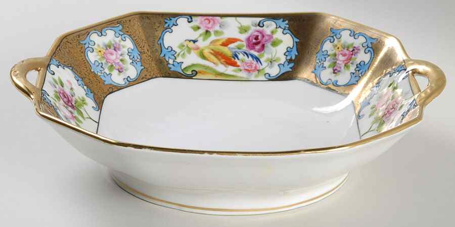 N3843 8" Octagonal Vegetable Bowl by Noritake-1