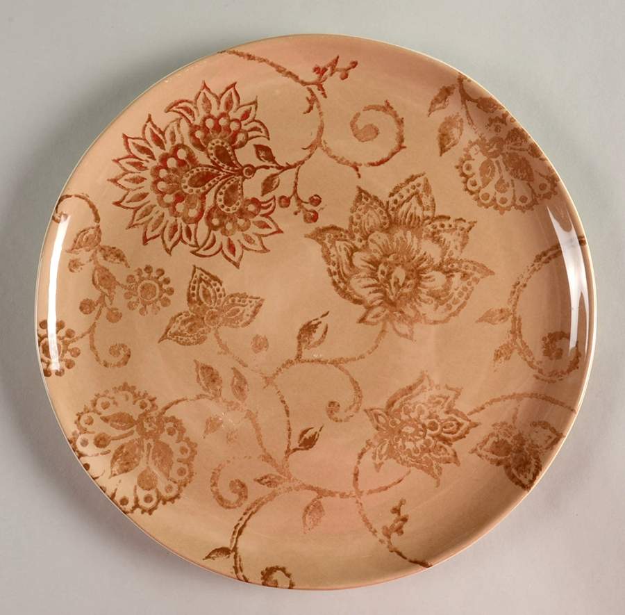 Floral Tapestry Dinner Plate by Noble Excellence-1
