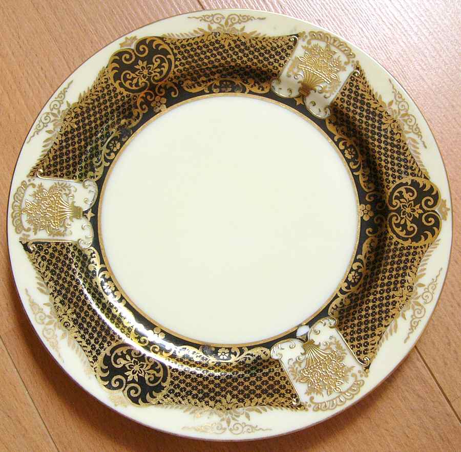 N3394 Black Salad Plate by Noritake-1