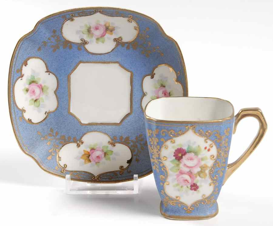 N3858 Chocolate Cup & Saucer Set by Noritake-1