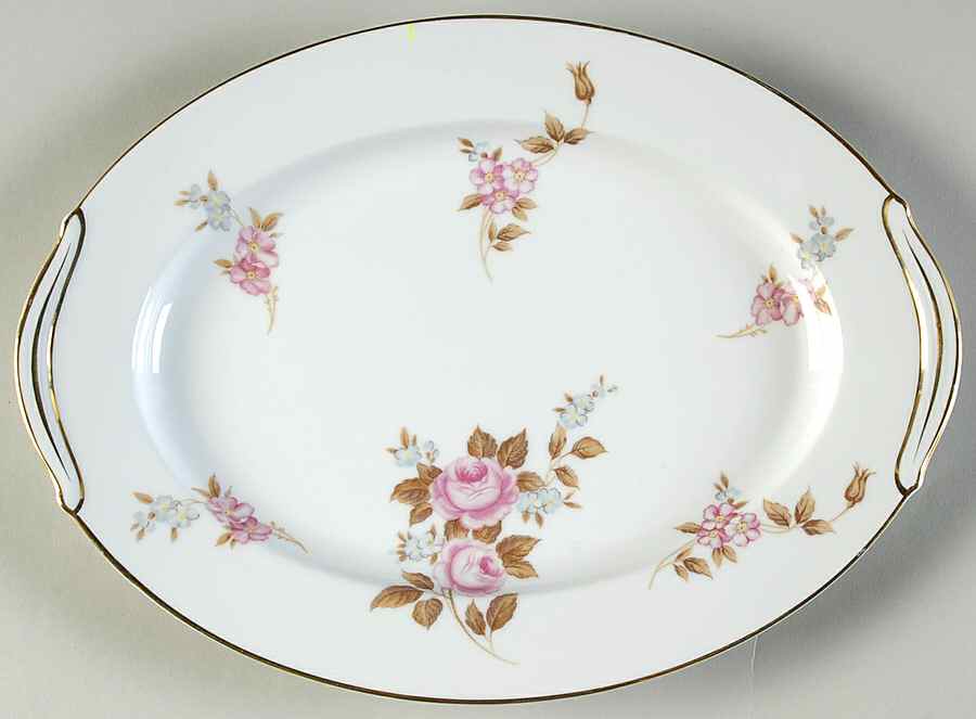 N3887 11" Oval Serving Platter by Noritake-1