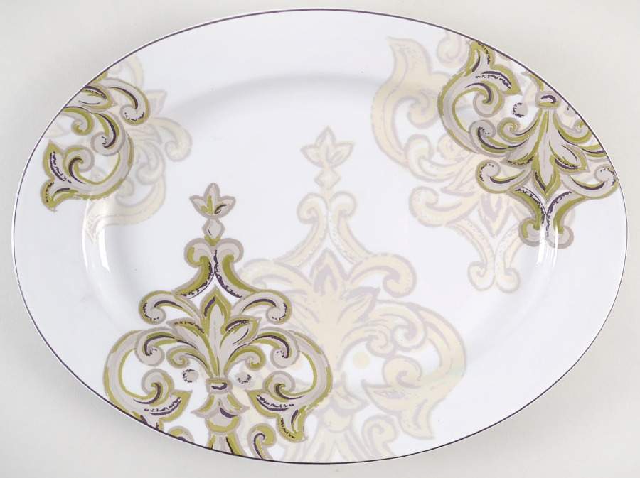 Sugar Plum 16" Oval Serving Platter by Noble Excellence-1