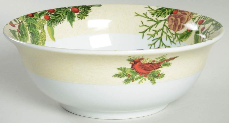 Cardinal 9" Round Serving Bowl by Noble Excellence-1