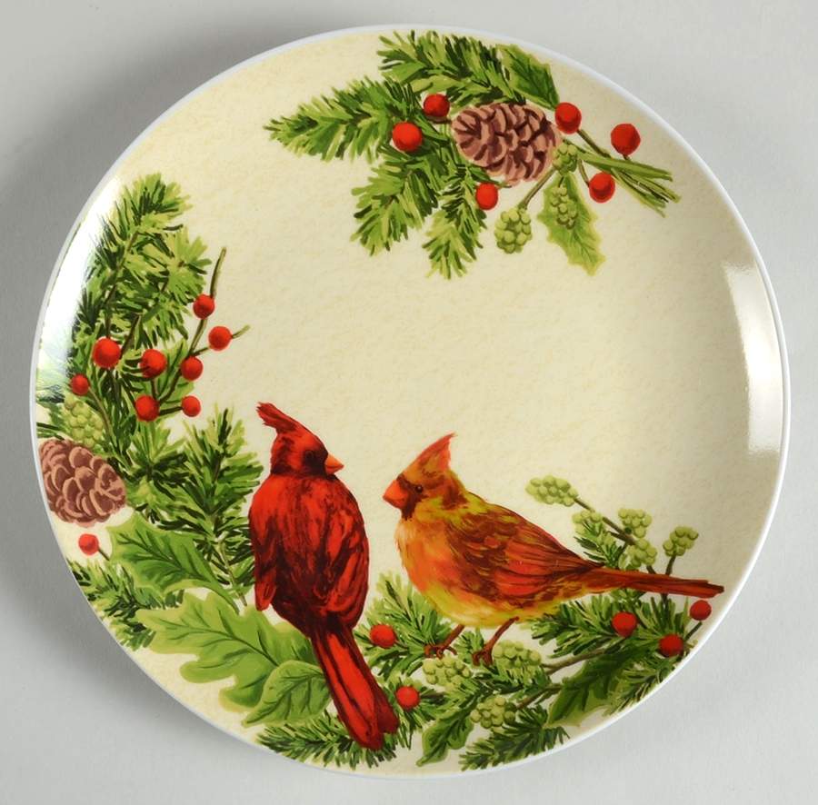 Cardinal Salad Plate by Noble Excellence-1