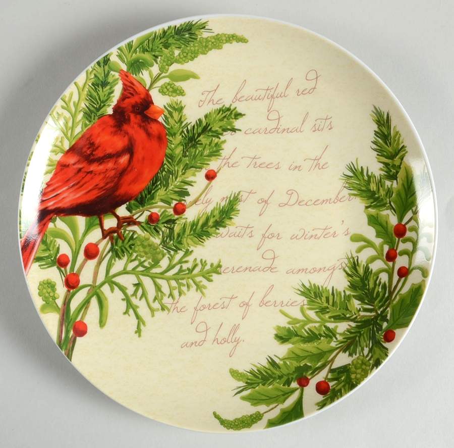Cardinal Salad Plate by Noble Excellence-1