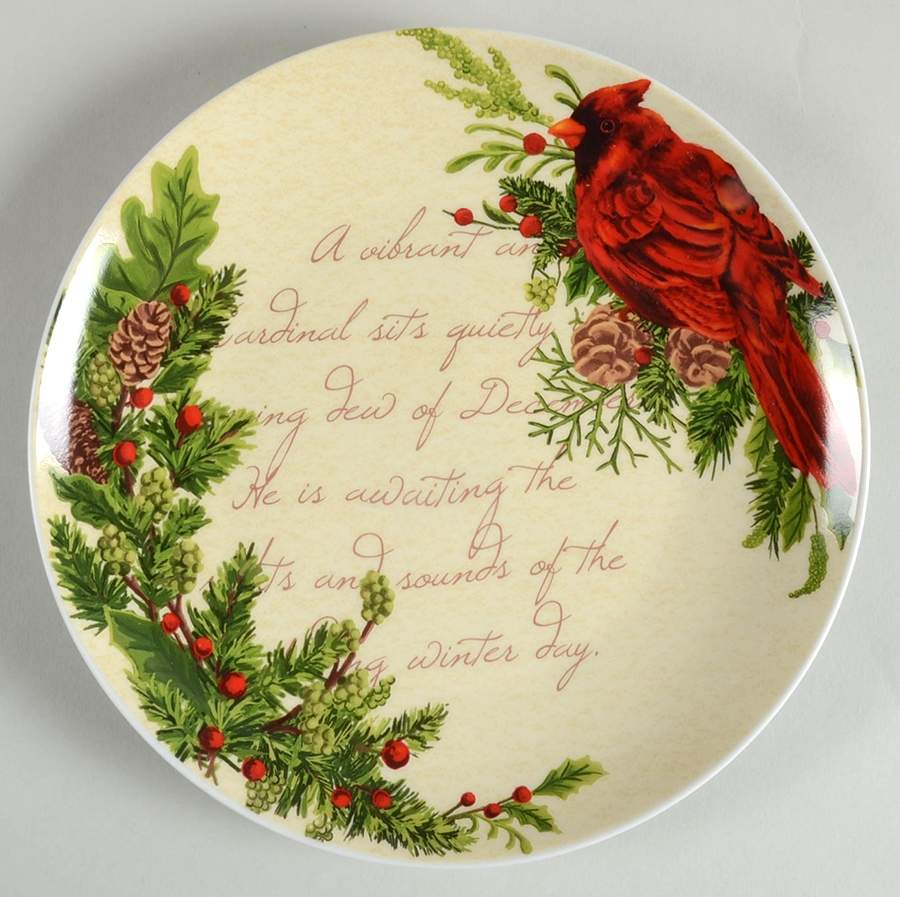 Cardinal Salad Plate by Noble Excellence-1