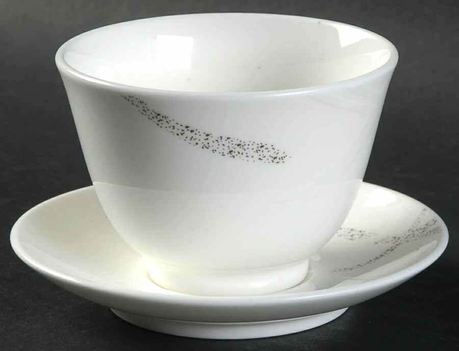 Cathay Pacific Asian Flat Cup & Saucer Set by Noritake-1