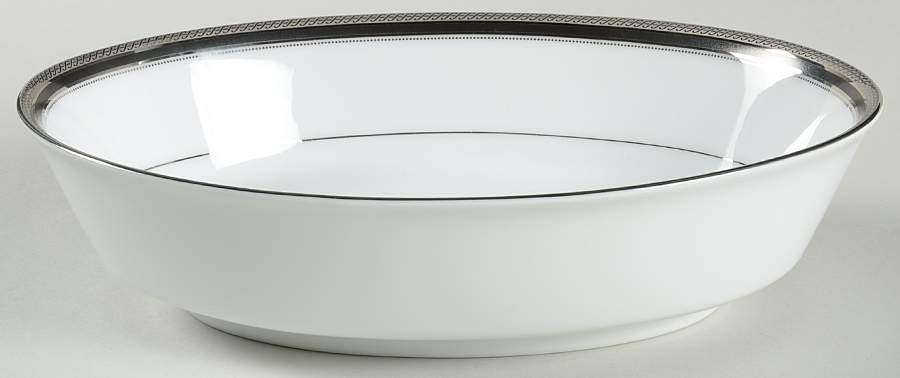 Austin Platinum 9" Oval Vegetable Bowl by Noritake-1