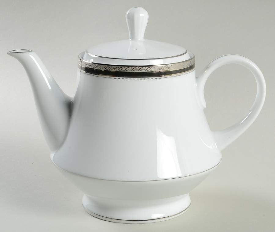 Austin Platinum Teapot & Lid by Noritake-1