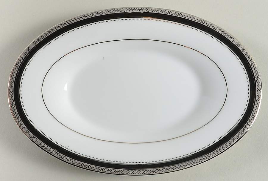 Austin Platinum Relish/Gravy Underplate by Noritake-1