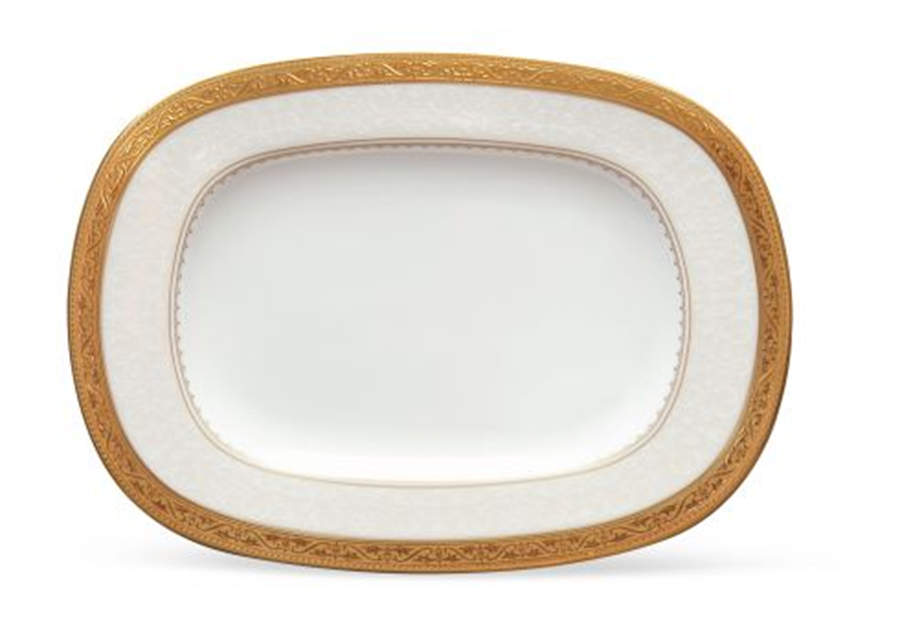Odessa Gold Relish/Butter Tray by Noritake-1