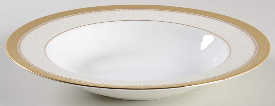 Odessa Gold Rim Soup Bowl by Noritake-1