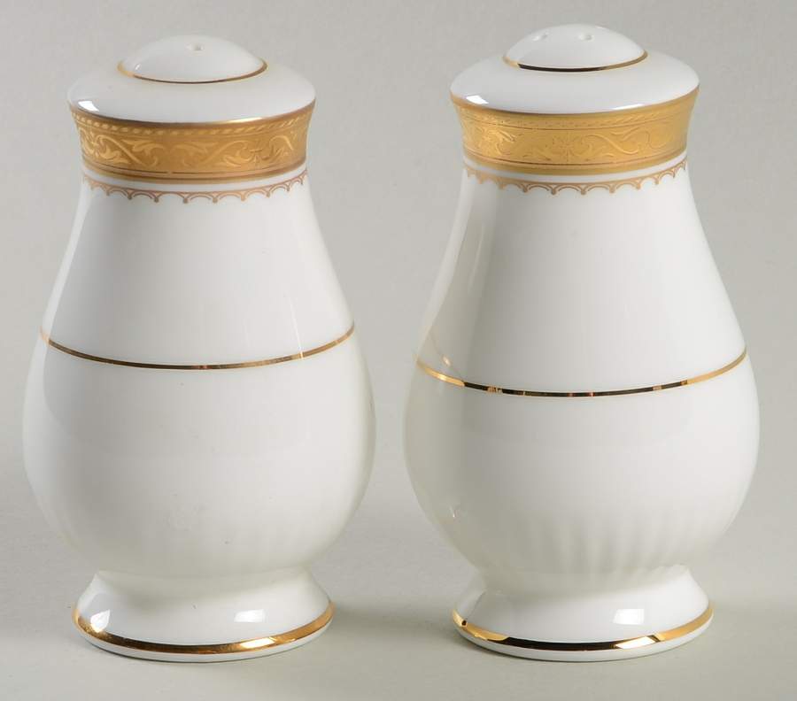 Odessa Gold Salt & Pepper Set by Noritake-1