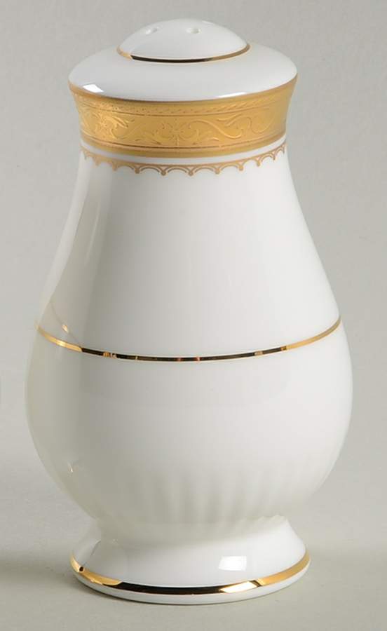 Odessa Gold Pepper Shaker by Noritake-1
