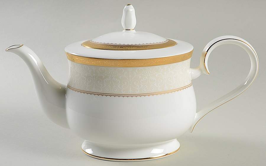 Odessa Gold Teapot & Lid by Noritake-1