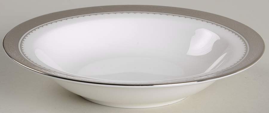 Odessa Platinum Rim Fruit/Dessert (Sauce) Bowl by Noritake-1