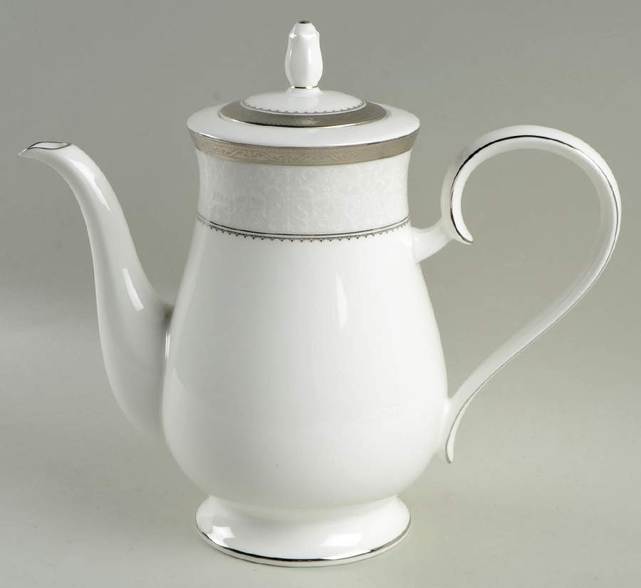 Odessa Platinum Coffee Pot & Lid by Noritake-1