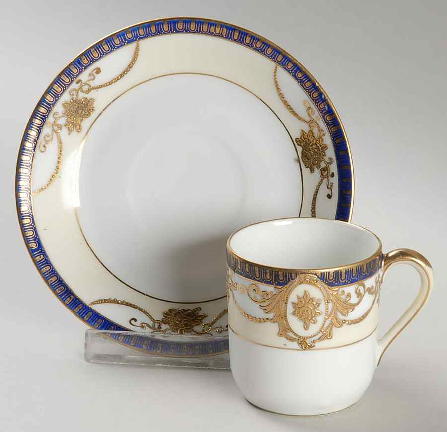 N3891 Flat Demitasse Cup & Saucer Set by Noritake-1