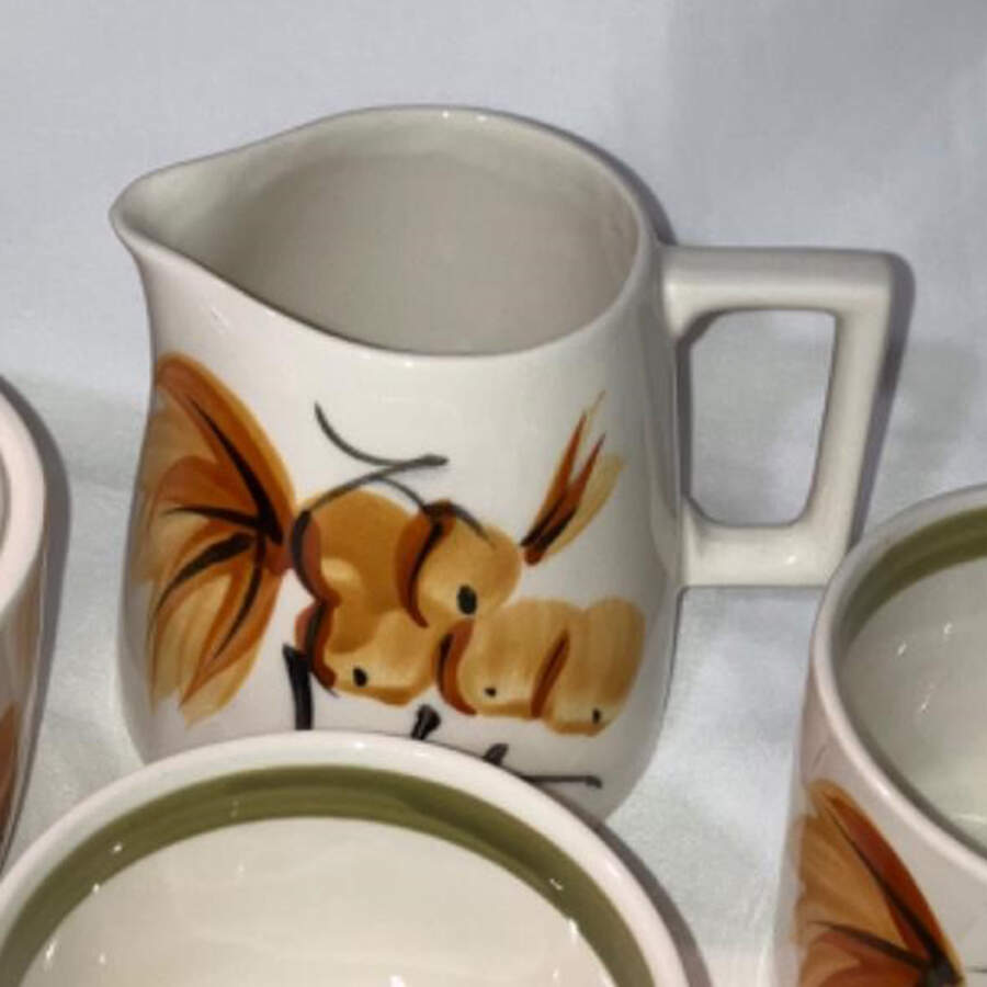 Flower Canyon Creamer by Nasco (Japan)-1