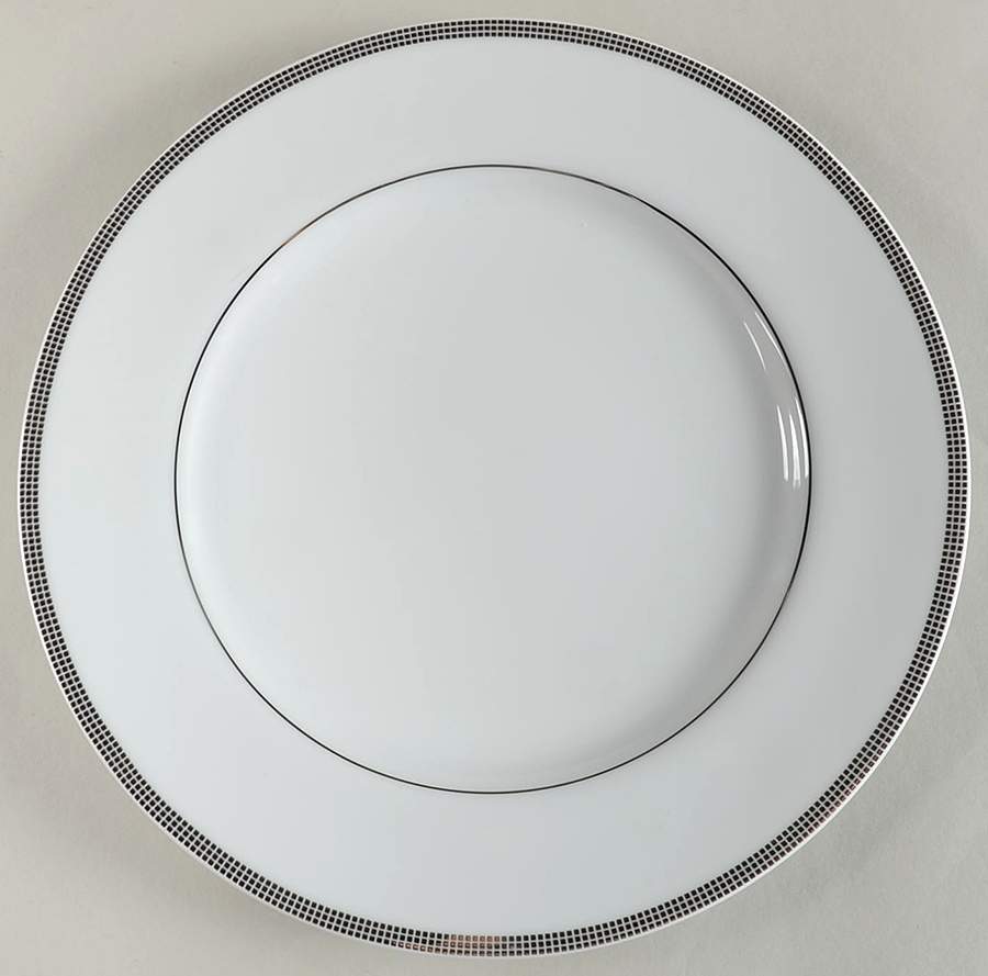 Pembroke Platinum Dinner Plate by Noritake-1