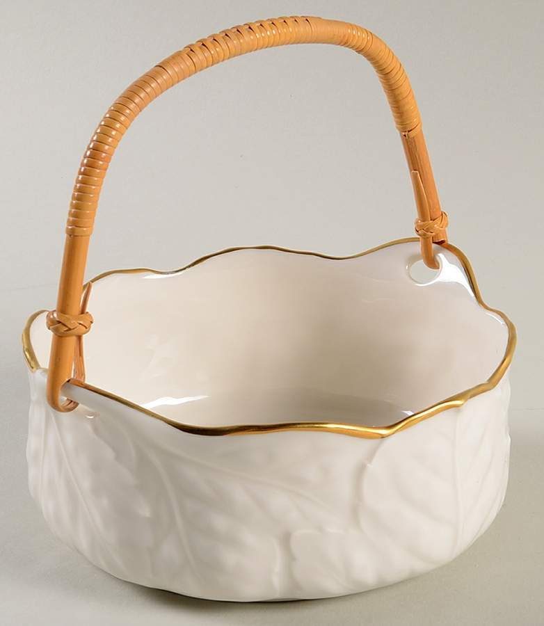 N3893 Wicker Handled Basket by Noritake-1