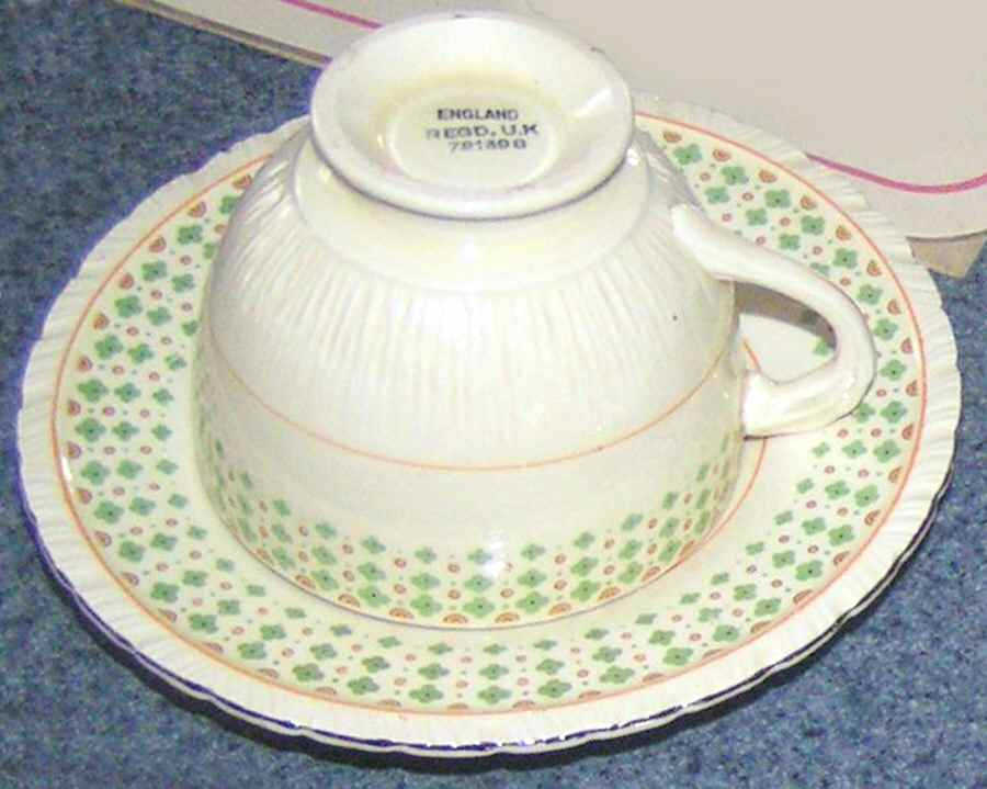 NHA10 Footed Cup & Saucer Set by Newhall-1
