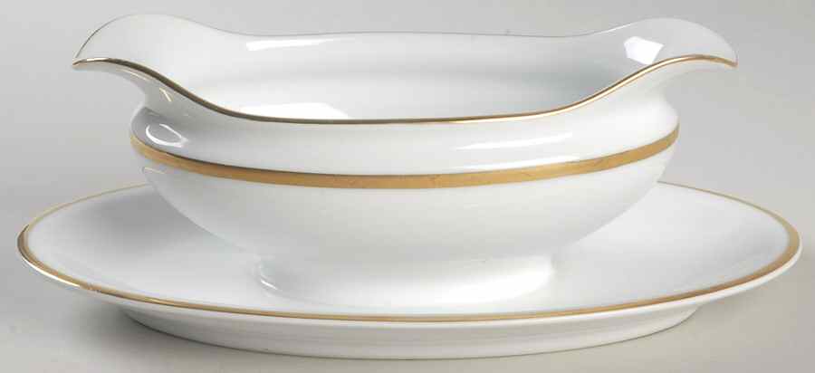 N3903 Gravy Boat with Attached Underplate by Noritake-1