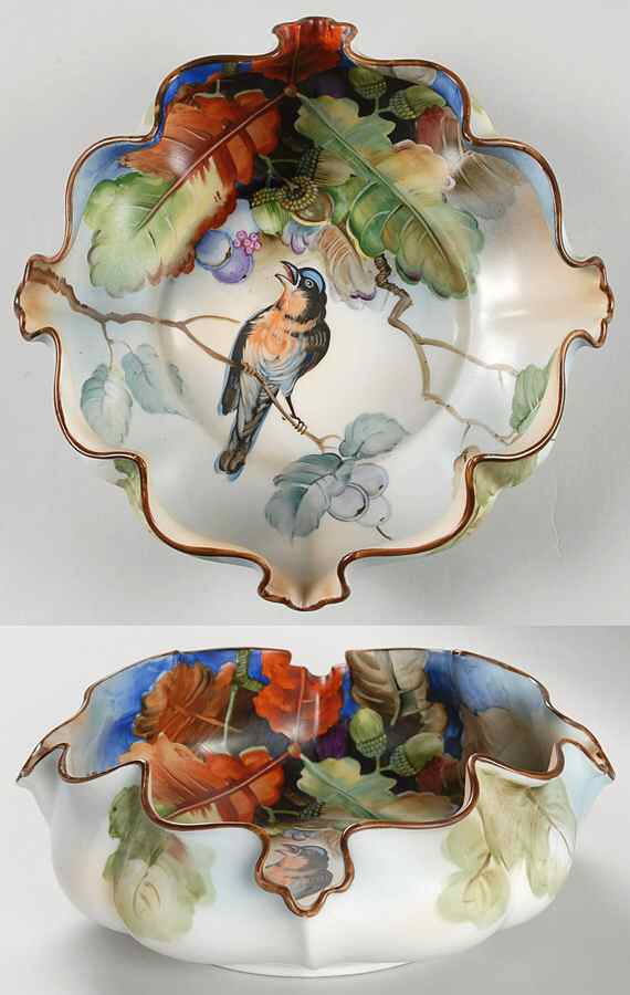 N4663 8" Round Crimped Bowl by Noritake-1