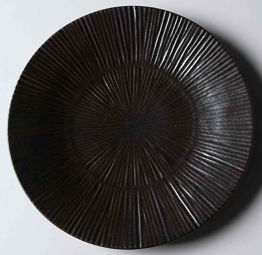 Metallic Sunrise Sunburst Salad Plate by Nambe-1