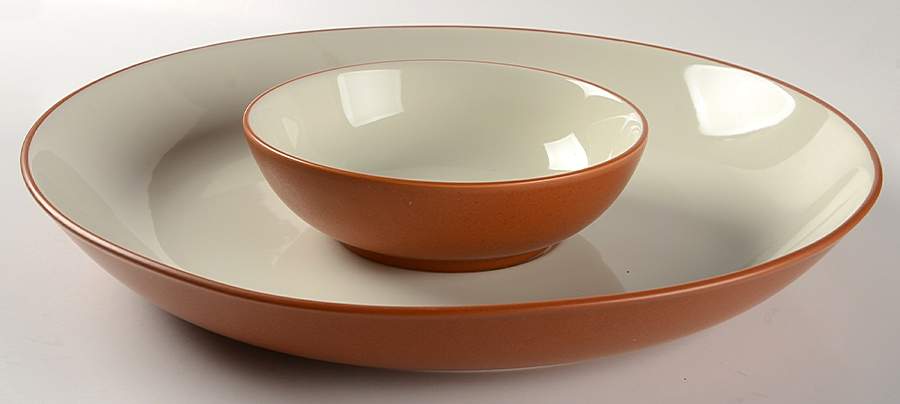 Colorwave Terra Cotta (2 Piece) Chip & Dip Set by Noritake-1