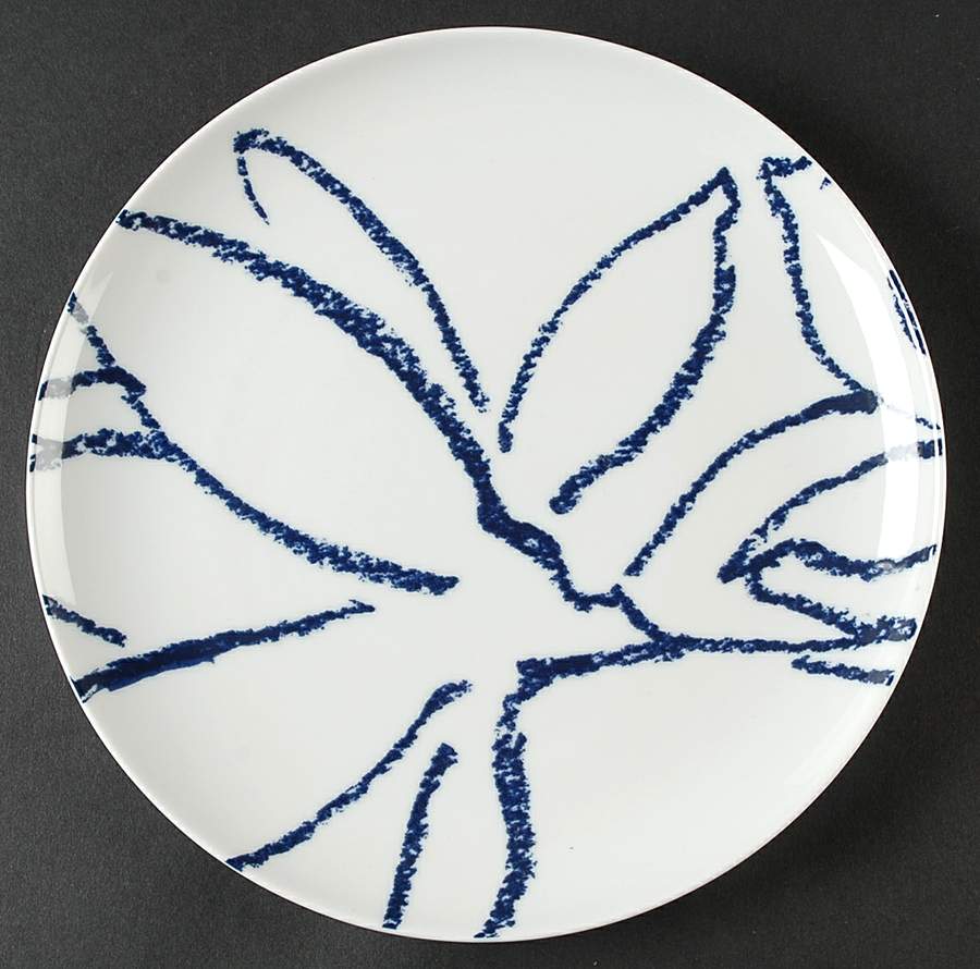 Artist Blue Salad Plate by Nikko-1