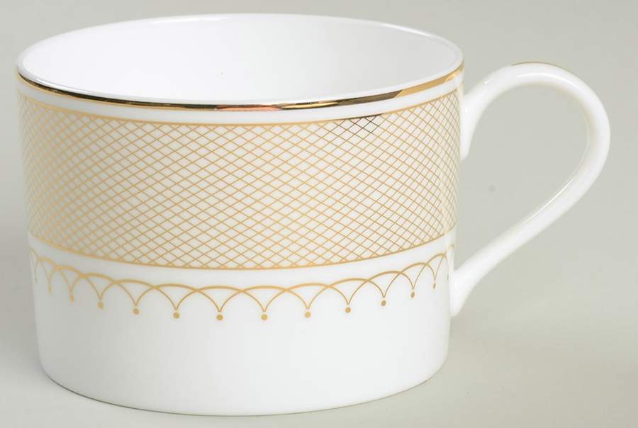 Lattice Gold Flat Cup by Nikko-1